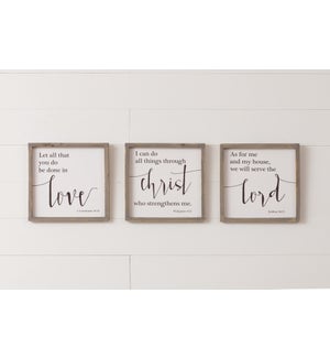 Sign - Love, Lord, Christ