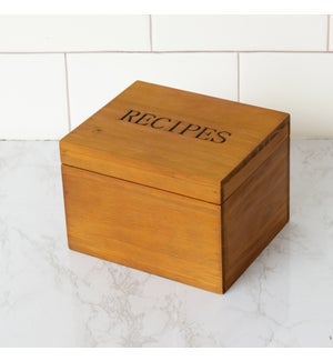 Recipe Box with Cards