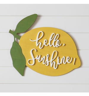 Sign - Lemon, Hello Sunshine