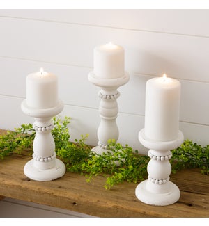 Chippy Beaded Candle Holders