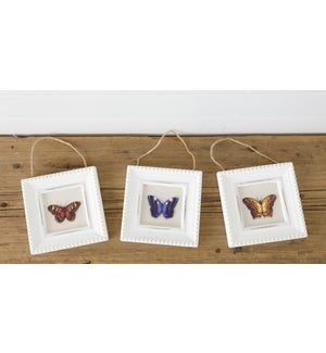 Beaded Mini Frame - 3D Butterflies
