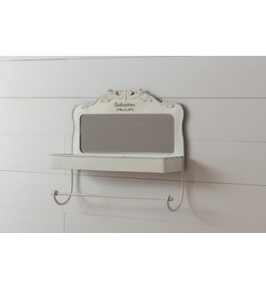 Shelf Organizer With Mirror - Bathroom
