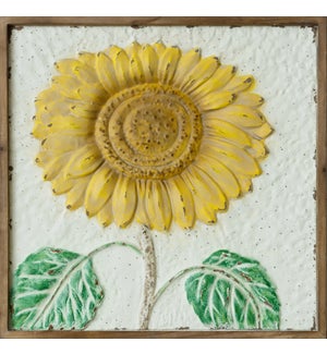 Wall Hanging - Embossed Sunflower
