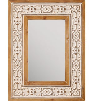 Mirror With Carved Frame
