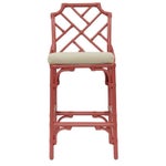 Palm Beach Chippendale Bar ChairFrame to be Painted,Cushion Color - Cream  Pack 1 Re-shipper