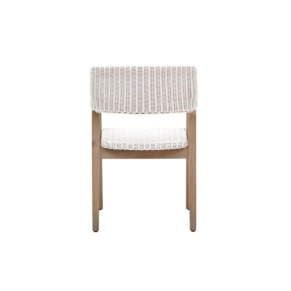 Urbane Arm Chair Frame Color - Old Gray Woven Seat & Back Color - WhiteThis Item Will Be Discont