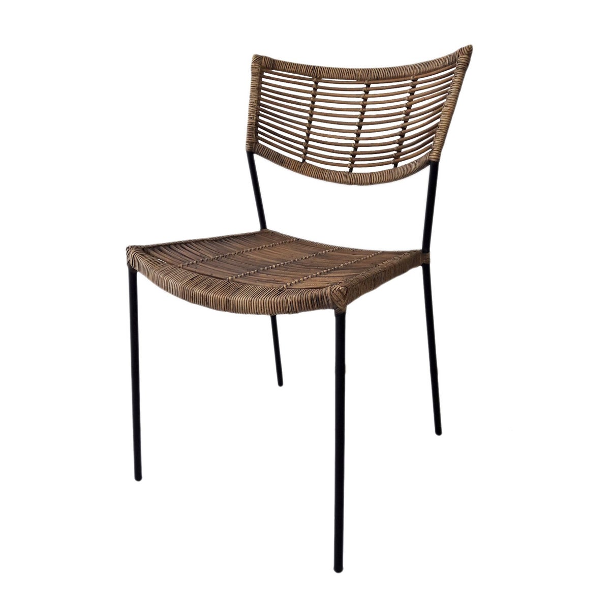 Liam Chair Seat and Back Antique Matte Black Matte Legs This Item Will Be Discontinued.