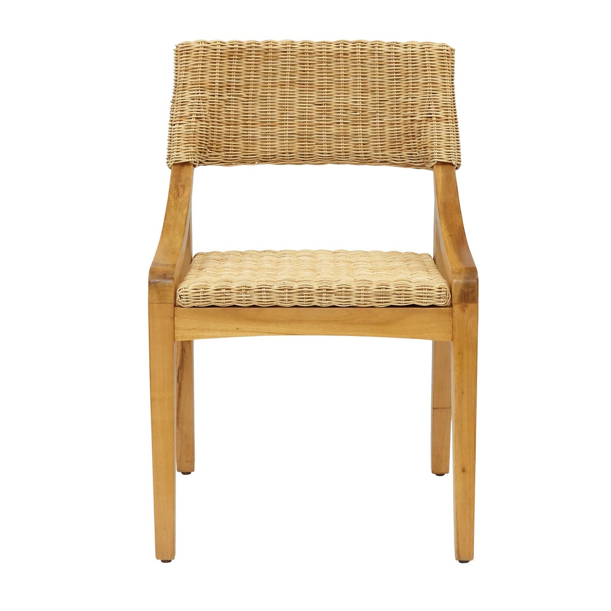 Urbane Side Chair Frame Color - Natural Natural Woven Seat and Back