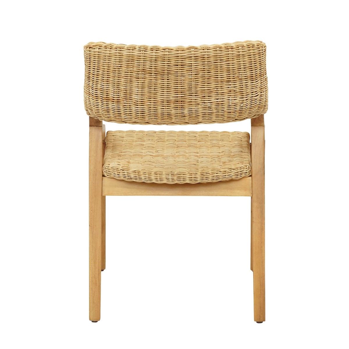 Urbane Side Chair Frame Color - Natural Natural Woven Seat and Back