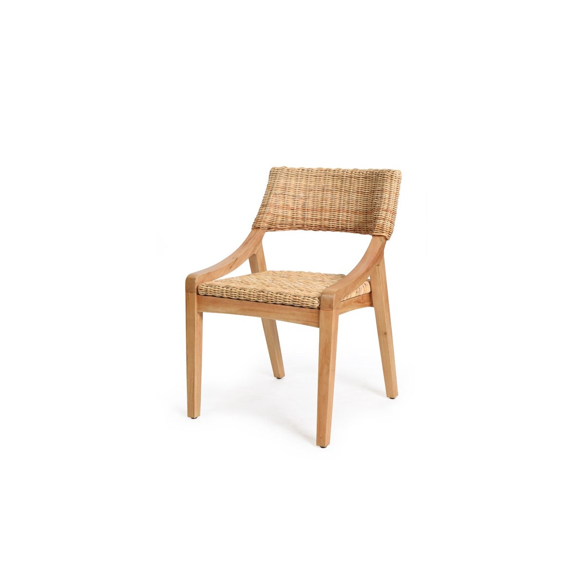 Urbane Side Chair Frame Color - Natural Natural Woven Seat and Back