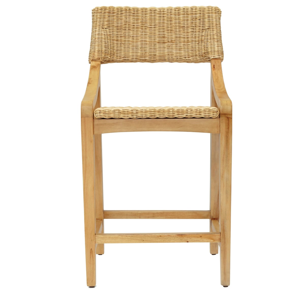 Urbane Counter Chair Frame Color - Natural Woven Seat and Back Color - Natural