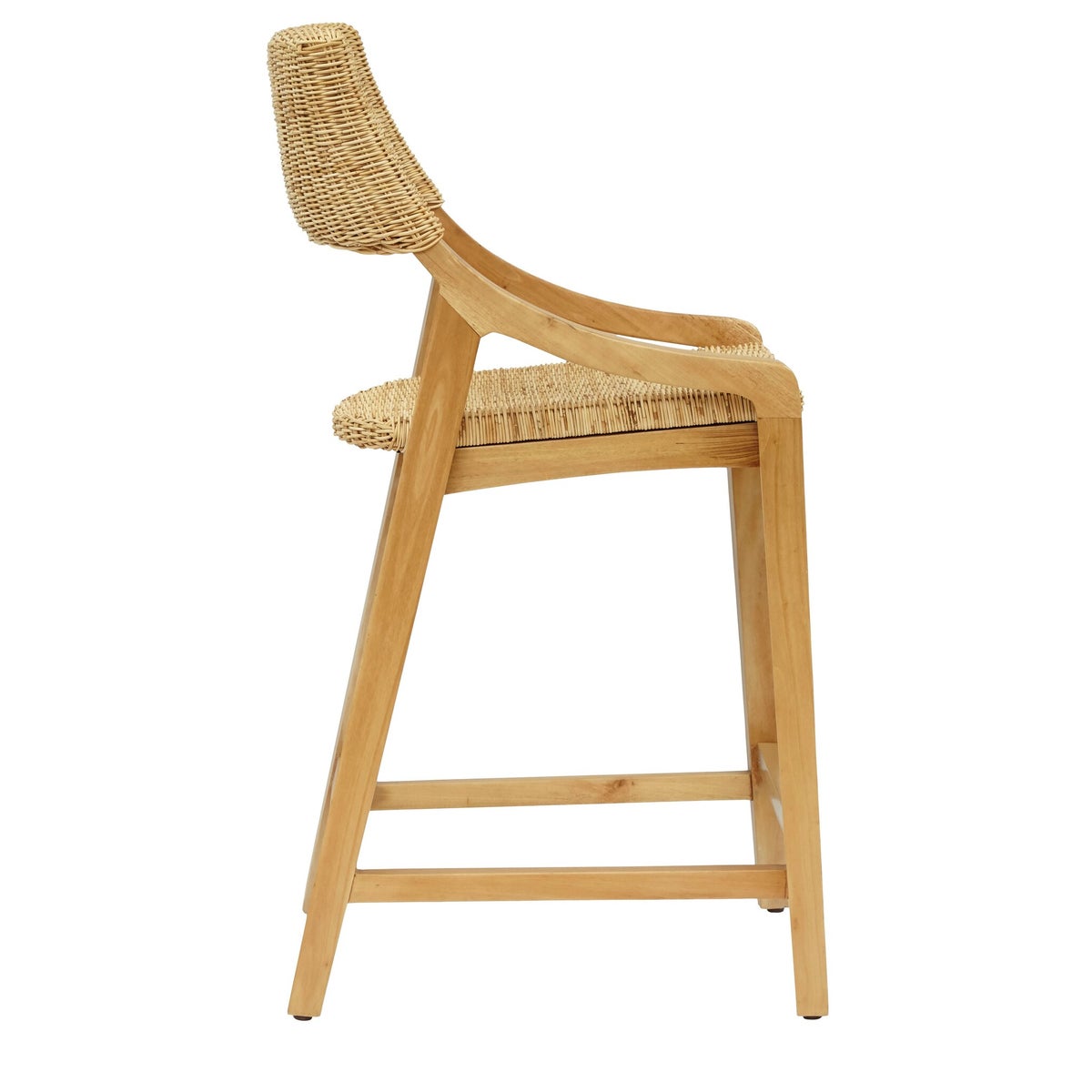 Urbane Counter Chair Frame Color - Natural Woven Seat and Back Color - Natural