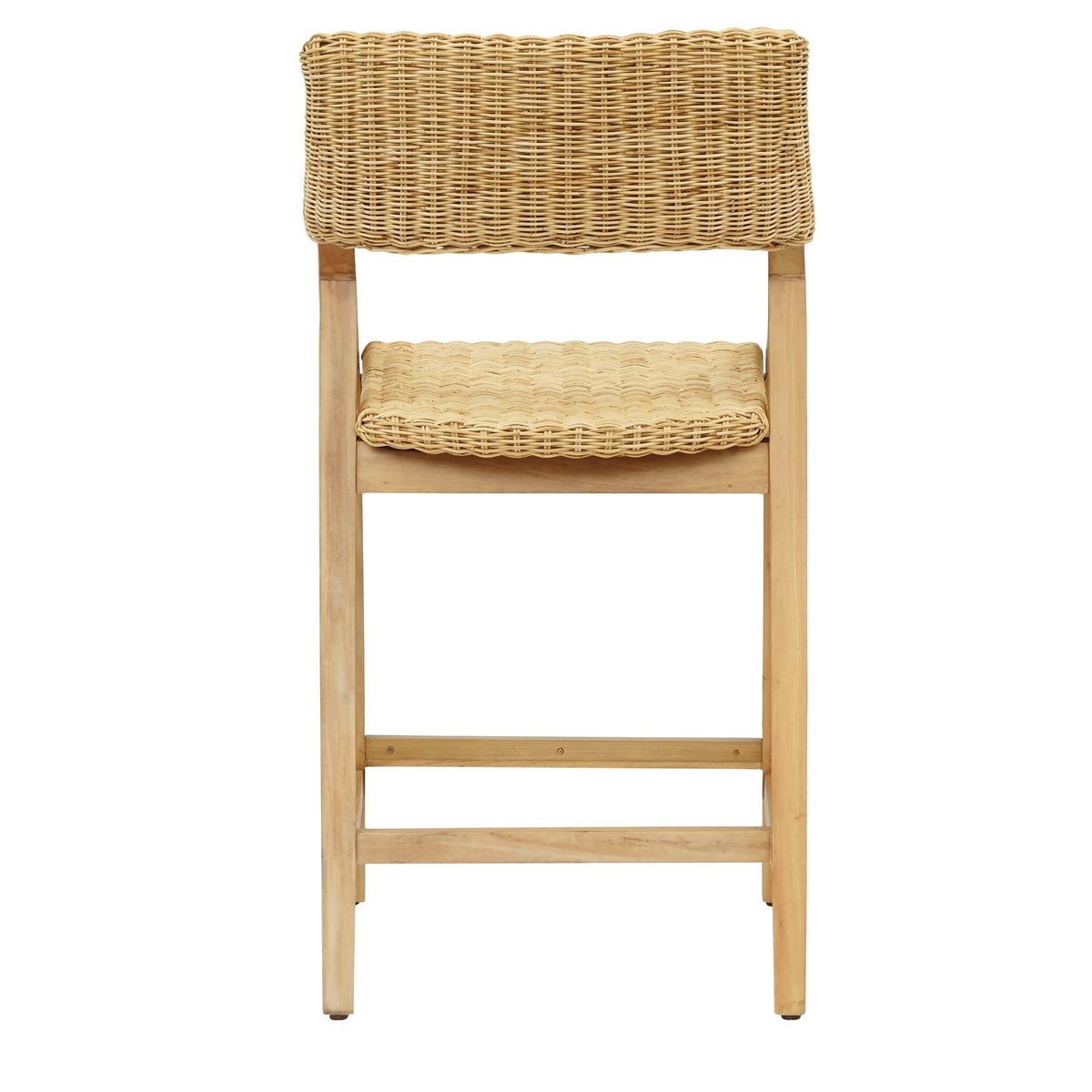 Urbane Counter Chair Frame Color - Natural Woven Seat and Back Color - Natural
