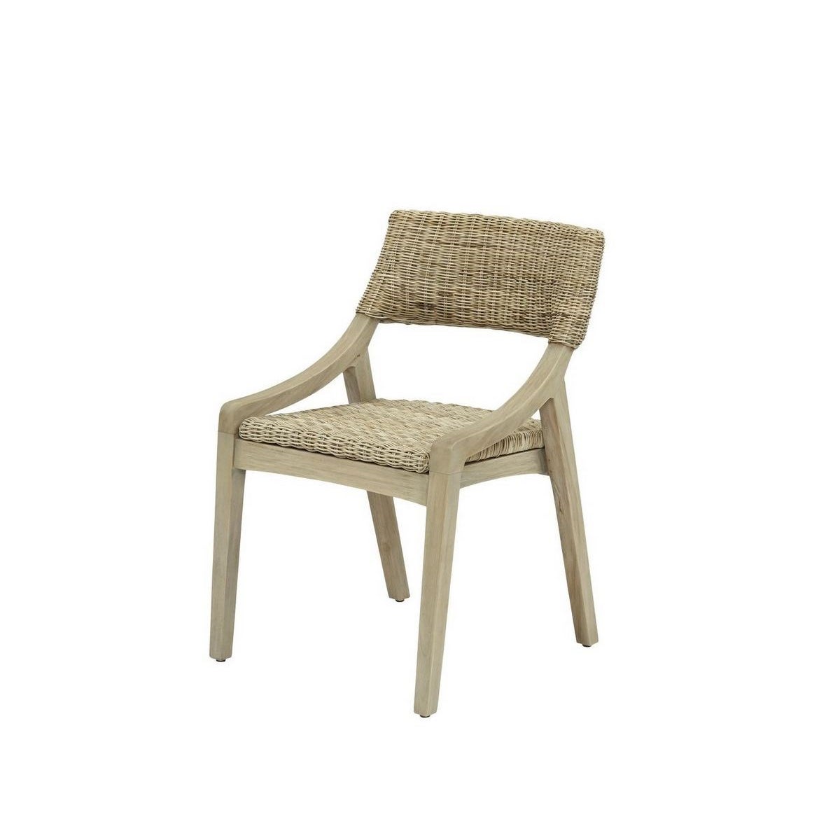 Urbane Side Chair  Frame Color - Old Gray Woven Seat & Back Color - Stone