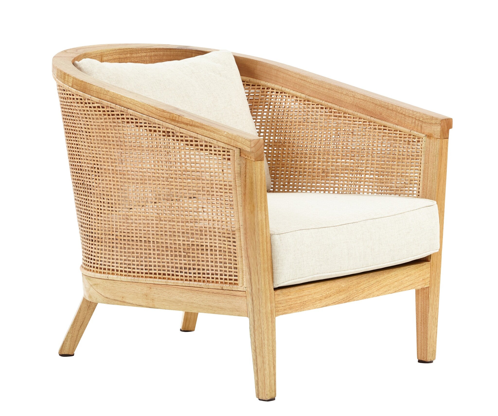 rattan club chair