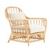 Bar Harbor Club Chair Color - Natural Cushion Color - Cream