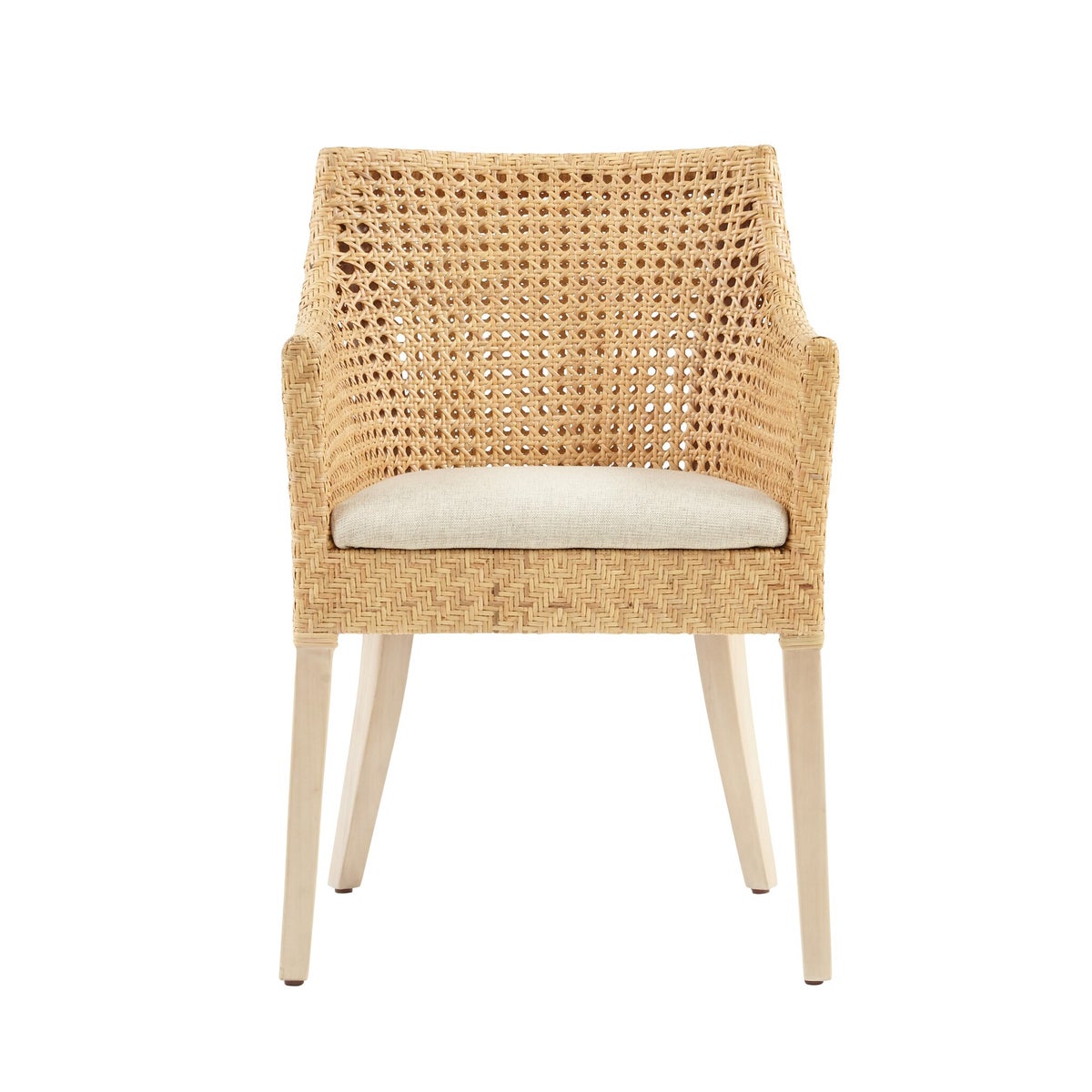 Blora Armchair-NaturalCushion Color - Cream