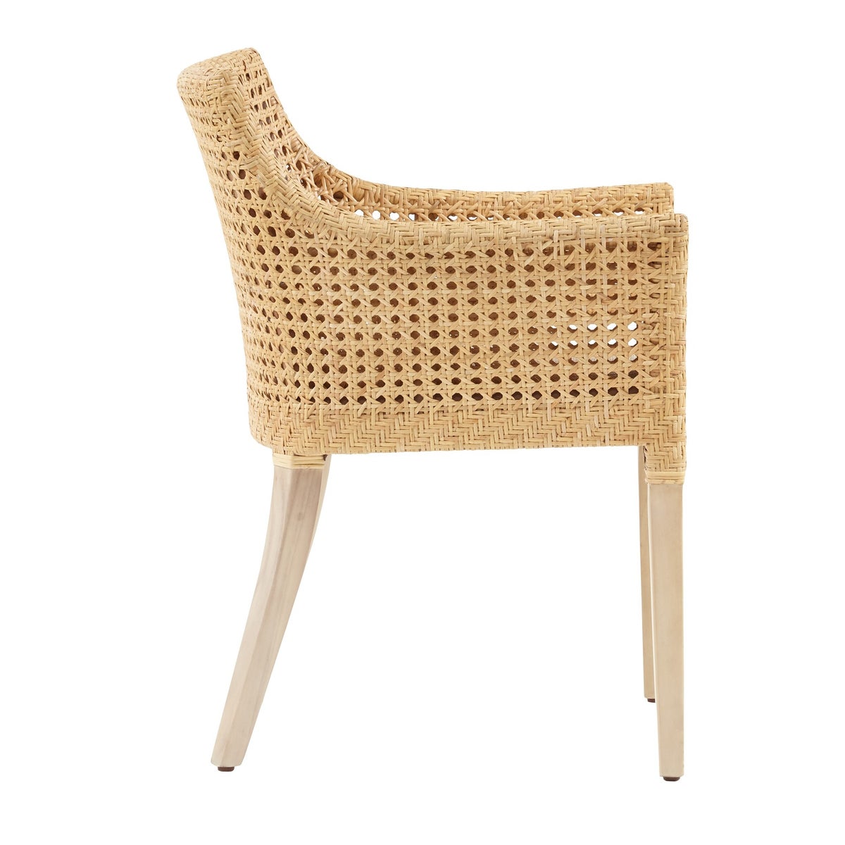 Blora Armchair-NaturalCushion Color - Cream