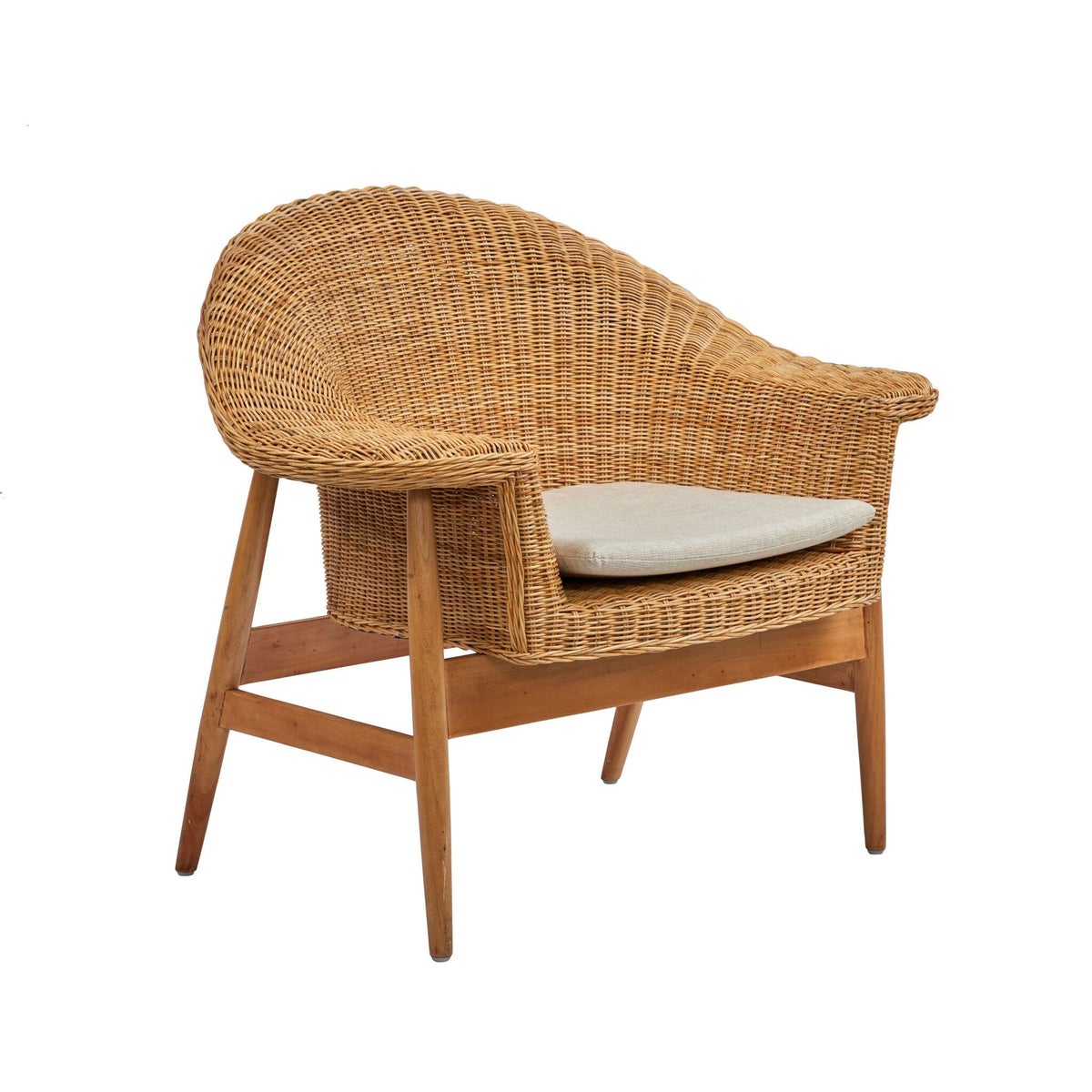 CLOSE-OUT!!Mystic Chair Mindi Frame Color - Natural Cushion Color - Cream 50% OFF!This Item Wi