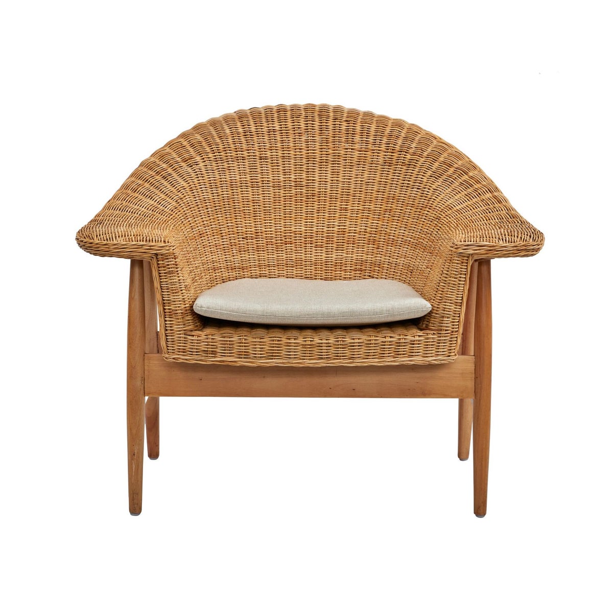 CLOSE-OUT!!Mystic Chair Mindi Frame Color - Natural Cushion Color - Cream 50% OFF!This Item Wi