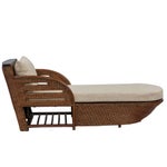 Captains Chaise Frame Color - Ginger Cushion Color - Cream Jarrett Bay CollectionThis Item Wil