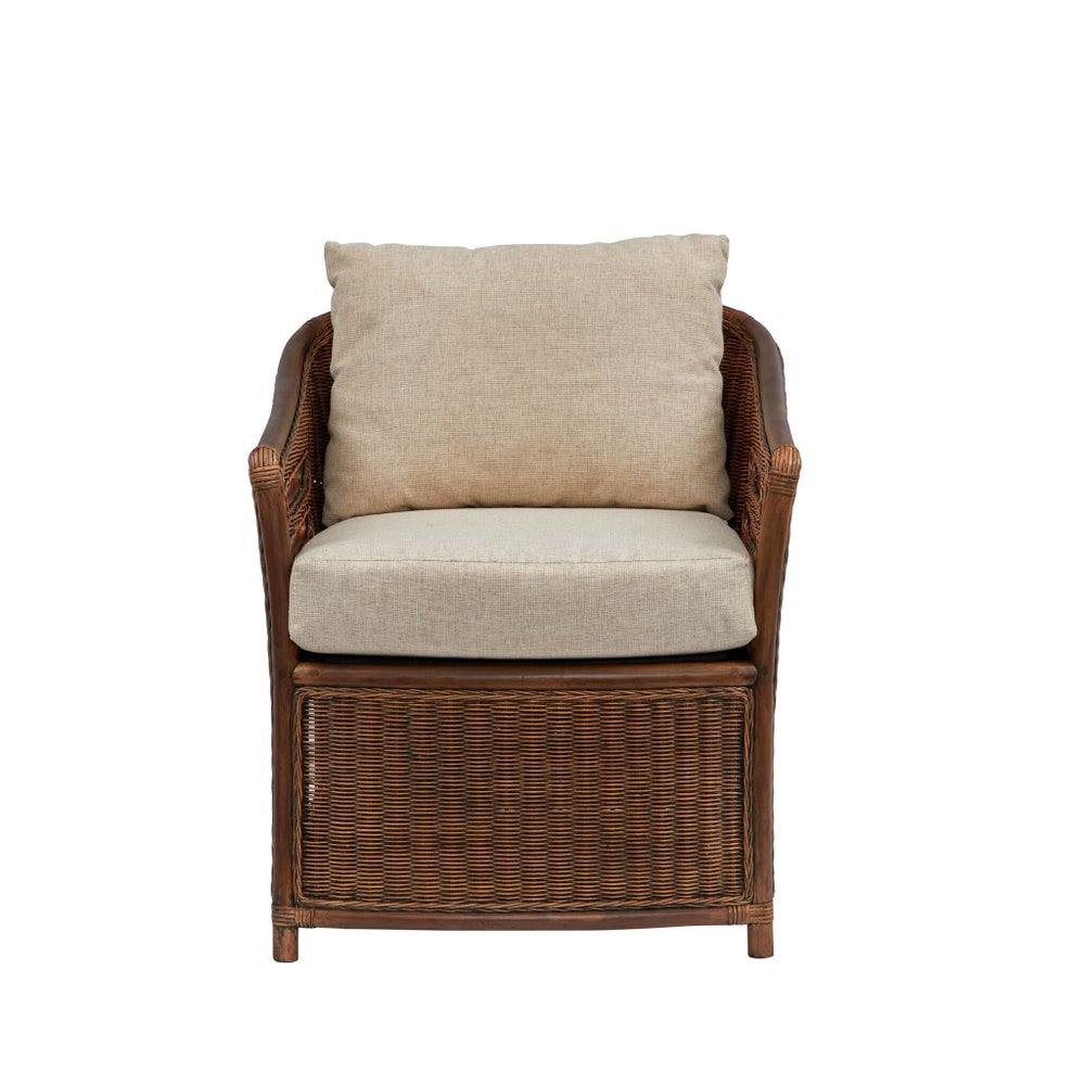 CLOSE-OUT!!Captains Chair Frame Color - Ginger Cushion Color - Cream Jarrett Bay Collection 5