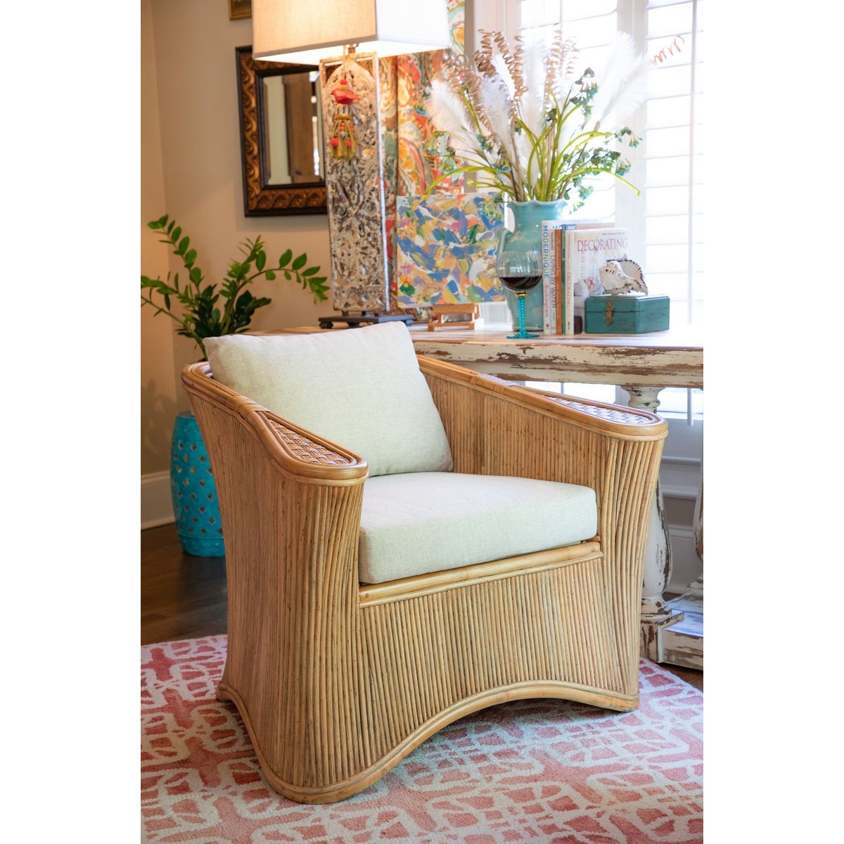 Admirals Club Chair Frame Color - Buff Cushion Color - Cream Jarrett Bay CollectionThis Item