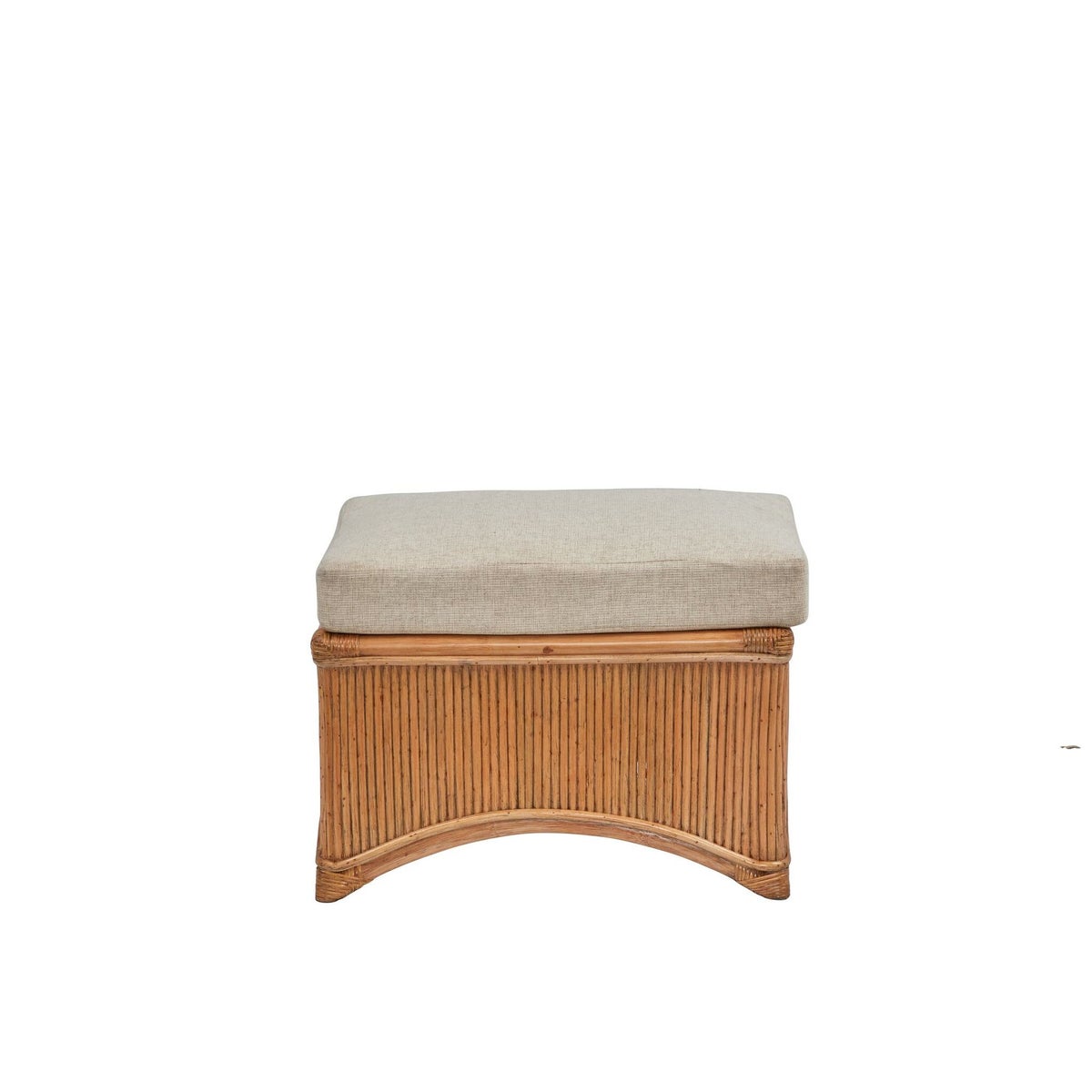 Admirals Ottoman Frame Color - Buff Cushion Color - Cream Jarrett Bay CollectionThis Item Will
