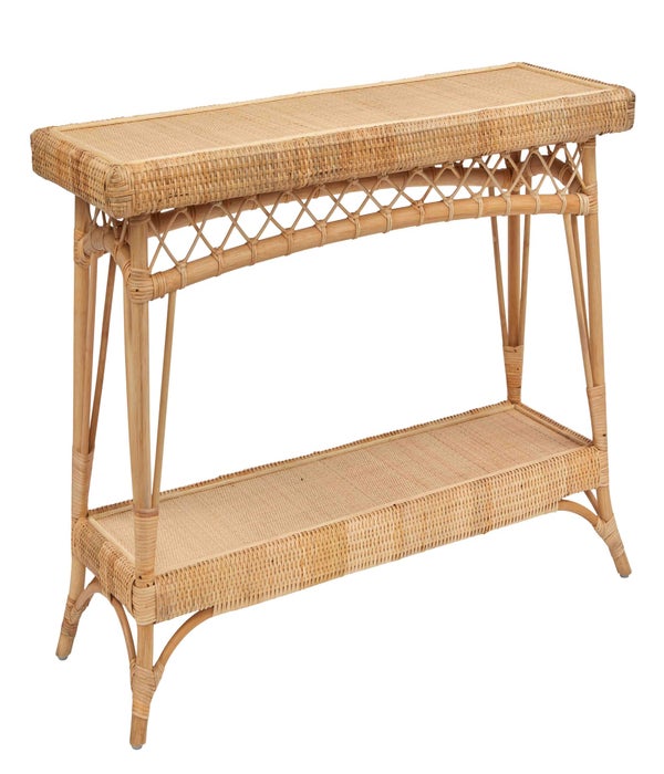 Charleston 48 Rattan Bench with Seat Cushion