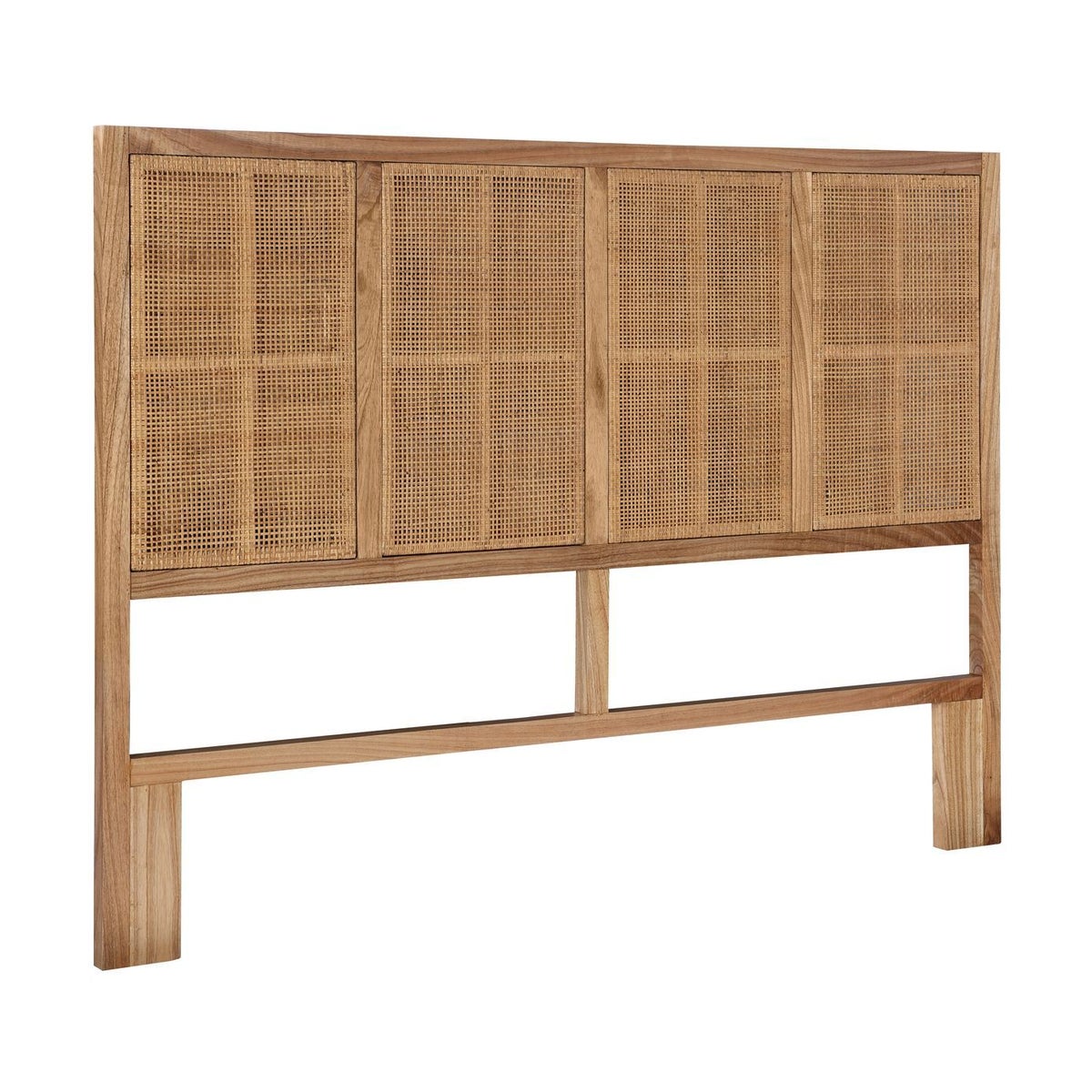 NEW!! Valencia Headboard, KingColor - NaturalNOTE: Kenian headboards are not predrilled nor do