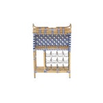 Madrid Wine Bar w/ Removable Serving Tray Color - Navy & White (Star Pattern)This Item Will Be D