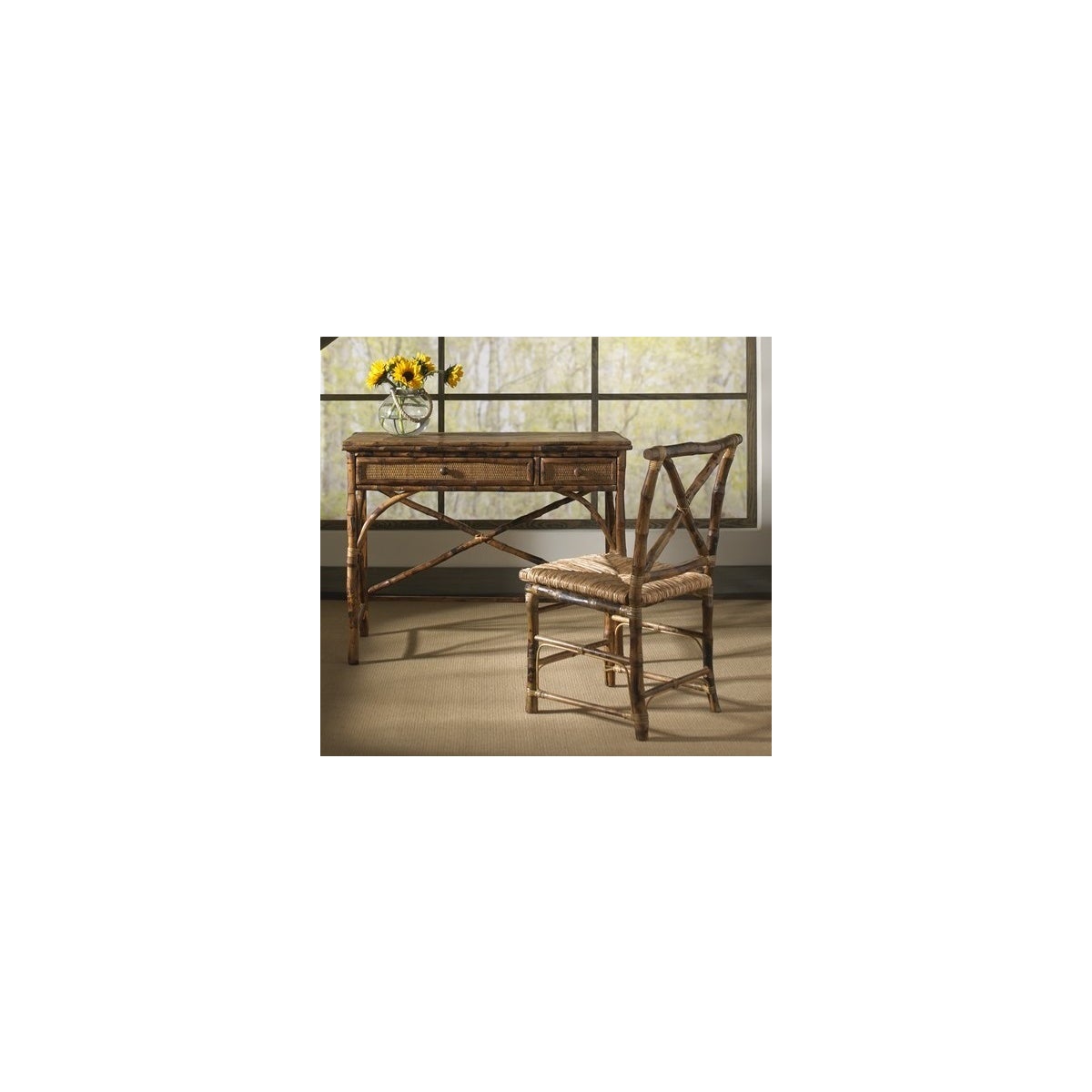 English Desk & Chair Frame Color - Antique Tortoise