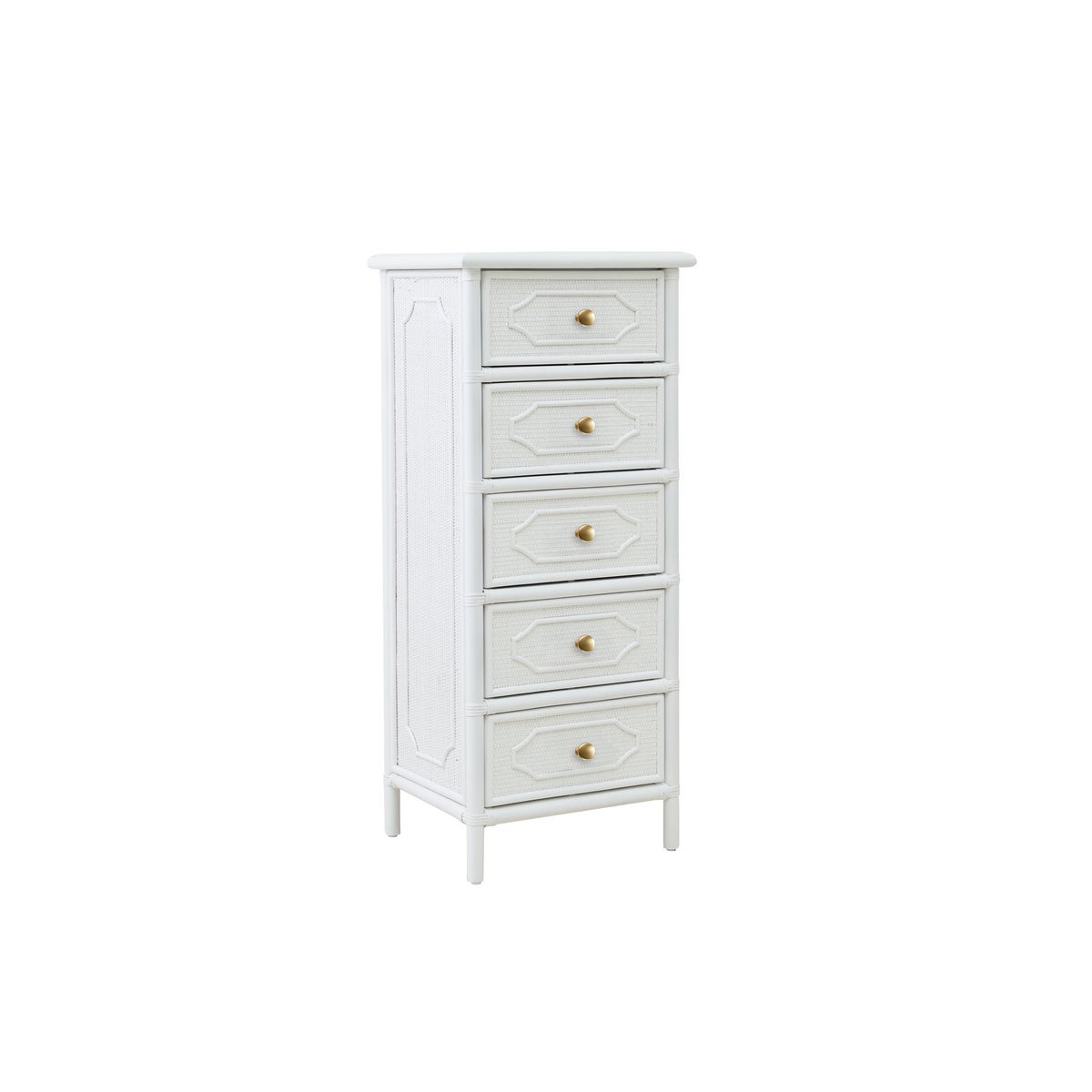 NEW!! 5 Drawer Lingerie Chest Unpainted - "Select Your Color" Frame - Mahogany
