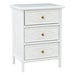 NEW!!  3 Drawer Bedside TableUnpainted - "Select Your Color"Frame: Mahogany