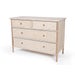 4 Drawer Chippendale Dresser Unpainted - "Select Your Color"   Frame: Rattan & Wood