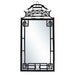 Pagoda Mirror, Large  Unpainted - "Select Your Color"  Frame: Rattan