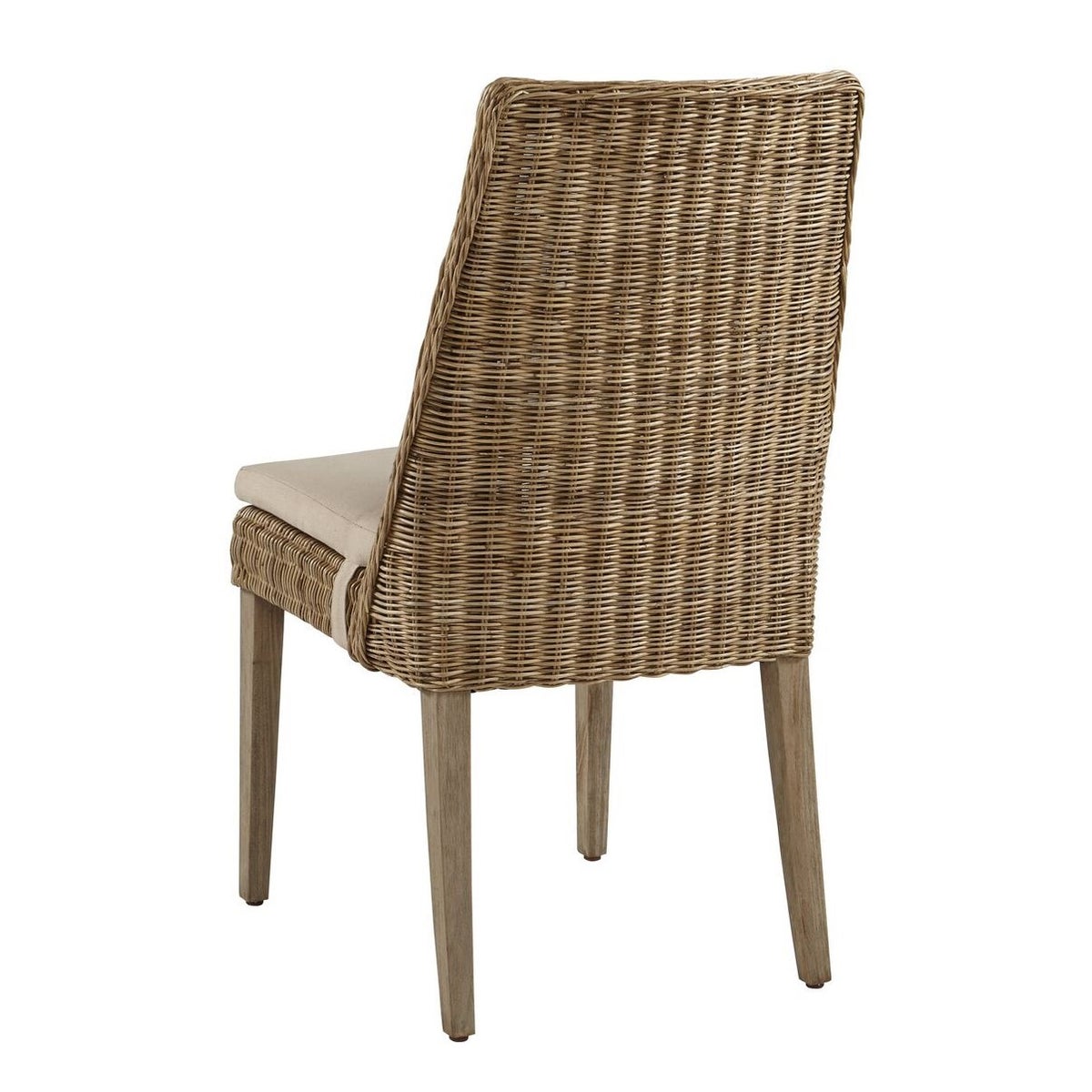 Oliver Dining Chair Frame Color - Stone Cushion Color - Linen (with Velcro Strap)Sold in Pairs