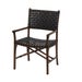 CLOSE-OUT!!Malibu Arm Chair Frame Color - Cocoa Leather Color - Black 50% OFF!This Item Will B