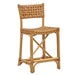 CLOSE-OUT!!Malibu Counter Chair Frame Color - Natural Leather Color - Saddle 50% OFF!This Item