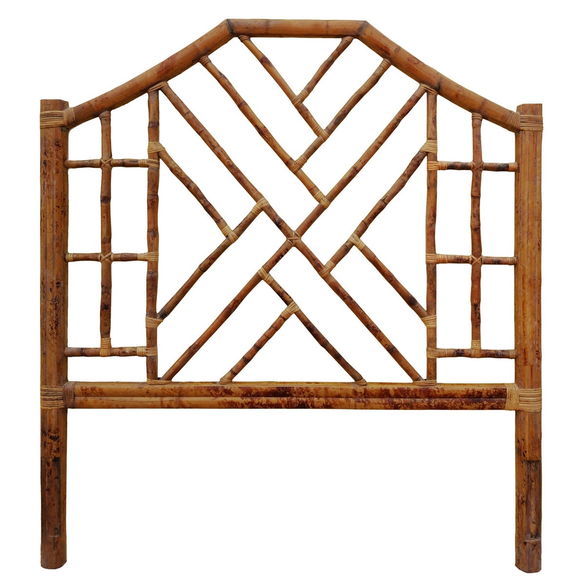 Chinese Chippendale Headboard Queen Color - Antique Tortoise NOTE:  Kenian headboards are not  pr