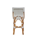 Bistro Counter Chair  Color - White (Star Pattern)