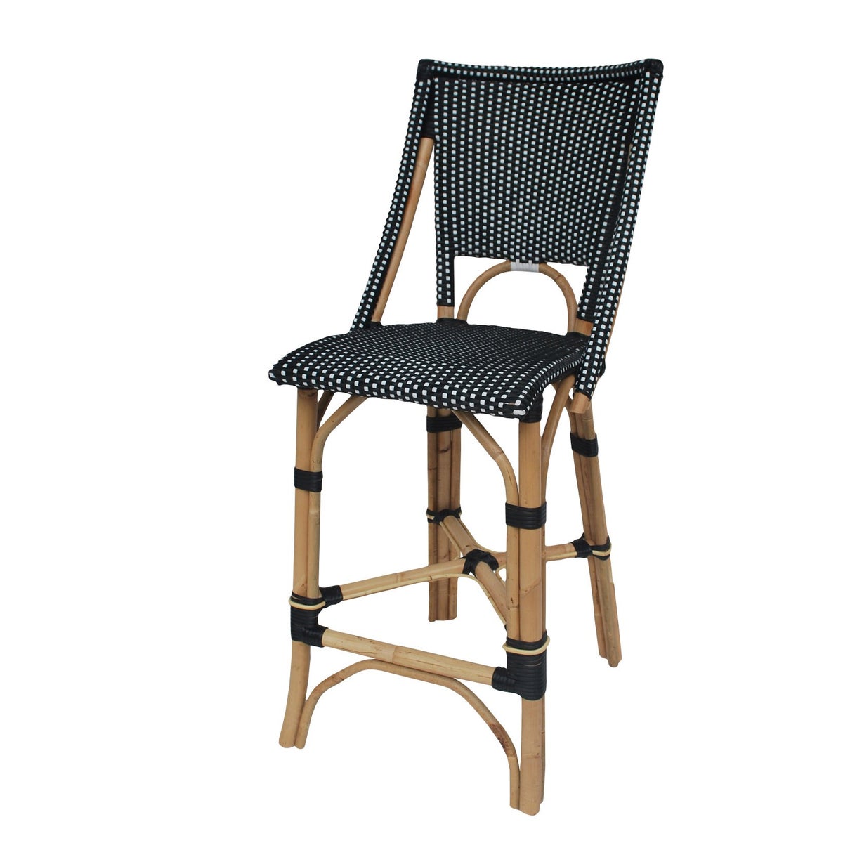 Bistro Counter Chair Color - Black & White This Item Will Be Discontinued.
