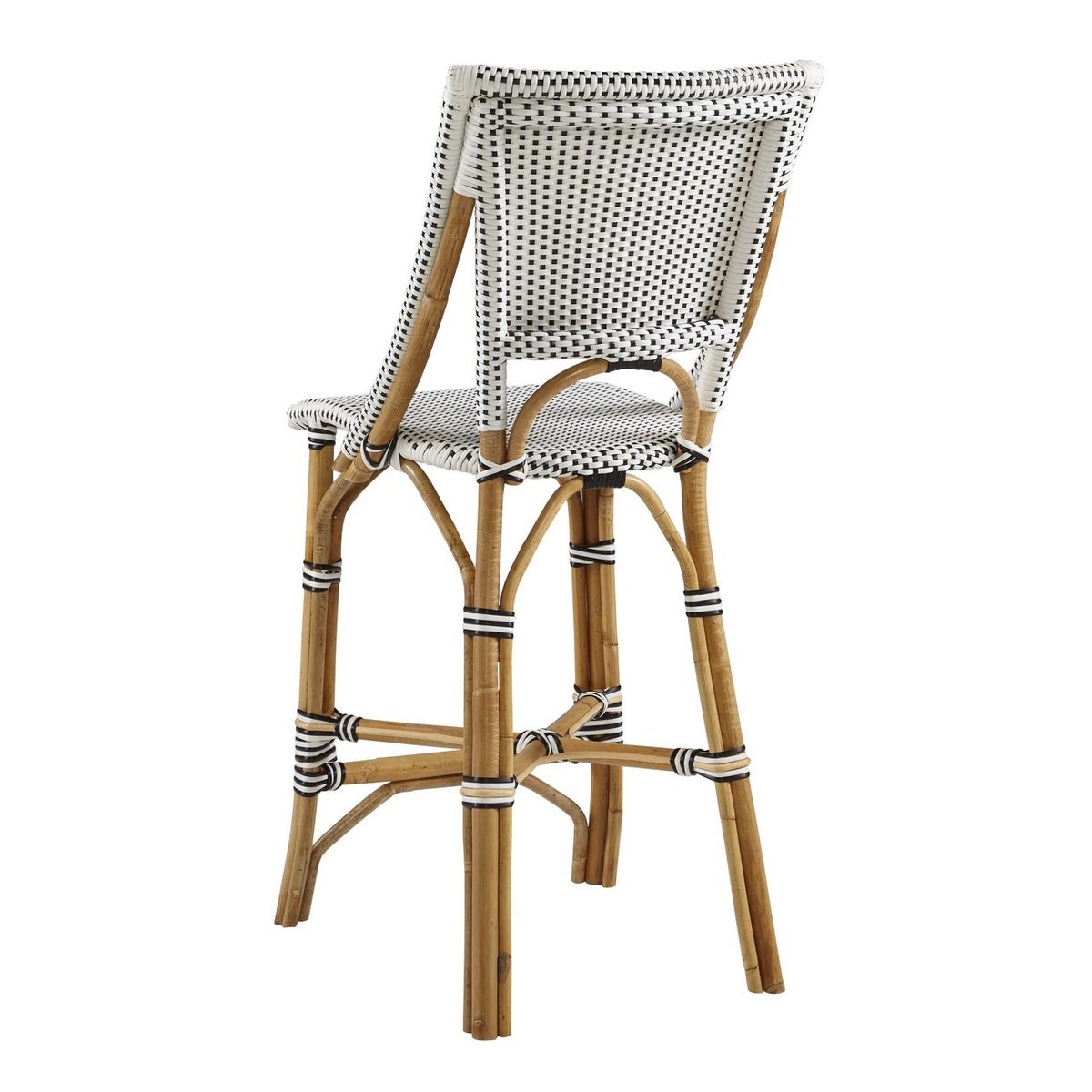Bistro Counter Chair Color - White & Black