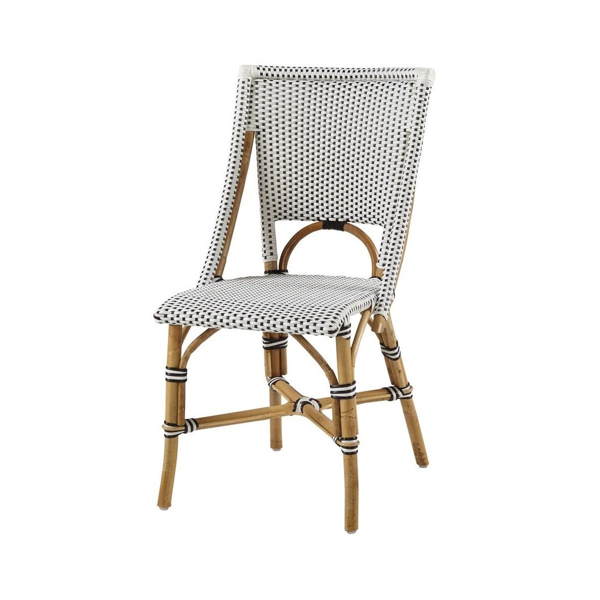 Bistro Chair Color - White & Black  Sold in Pairs ONLY (Price Shown is Per Item)
