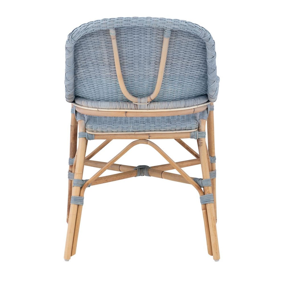 NEW!!  Newport Beach Dining ChairFrame Color - NaturalWeave Color - Coastal BlueSOLD IN PAIRSPA