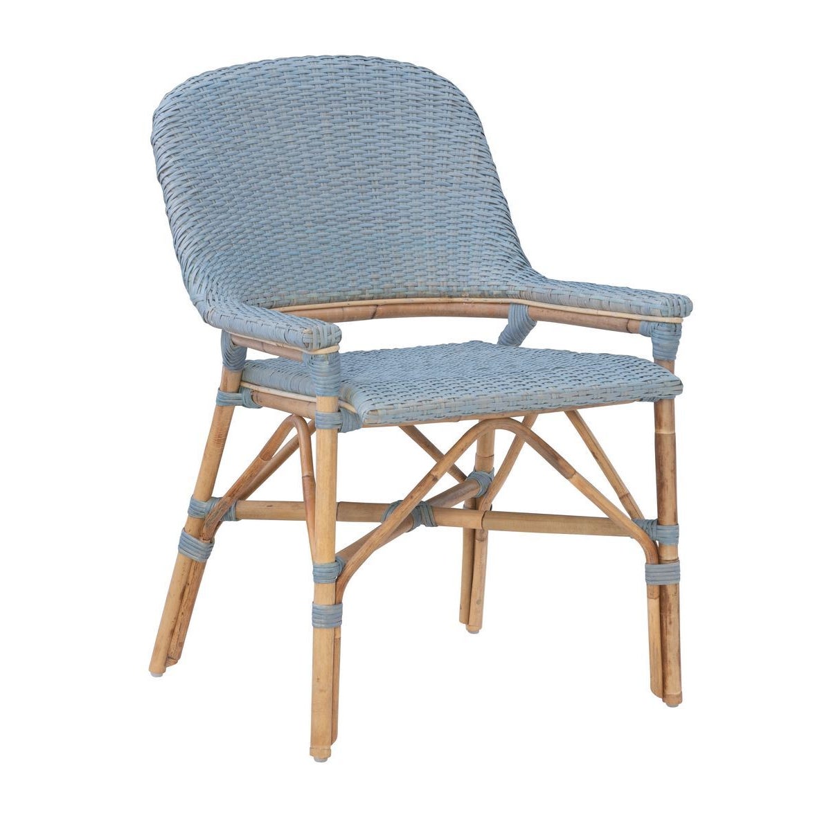 NEW!!  Newport Beach Dining ChairFrame Color - NaturalWeave Color - Coastal BlueSOLD IN PAIRSPA