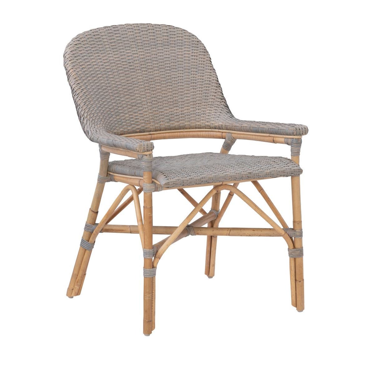 NEW!! Newport Beach Dining ChairFrame Color - NaturalWeave Color - Fog GraySOLD IN PAIRS ONLYP