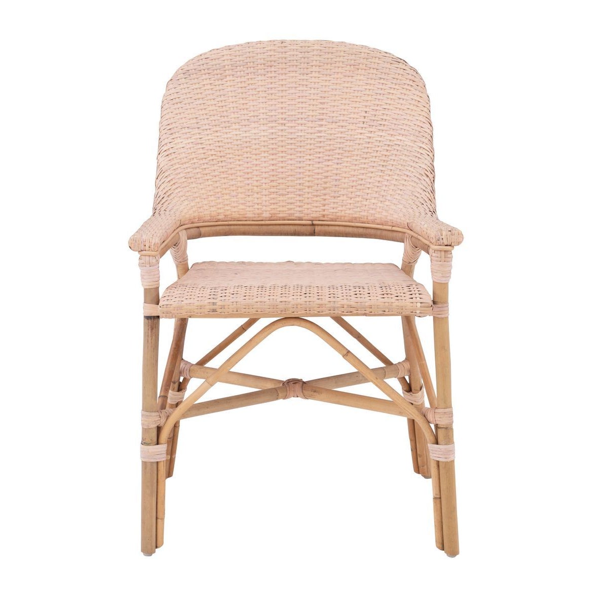 NEW!! Newport Beach Dining ChairFrame Color - NaturalWeave Color - BlushSOLD IN PAIRS ONLYPACK