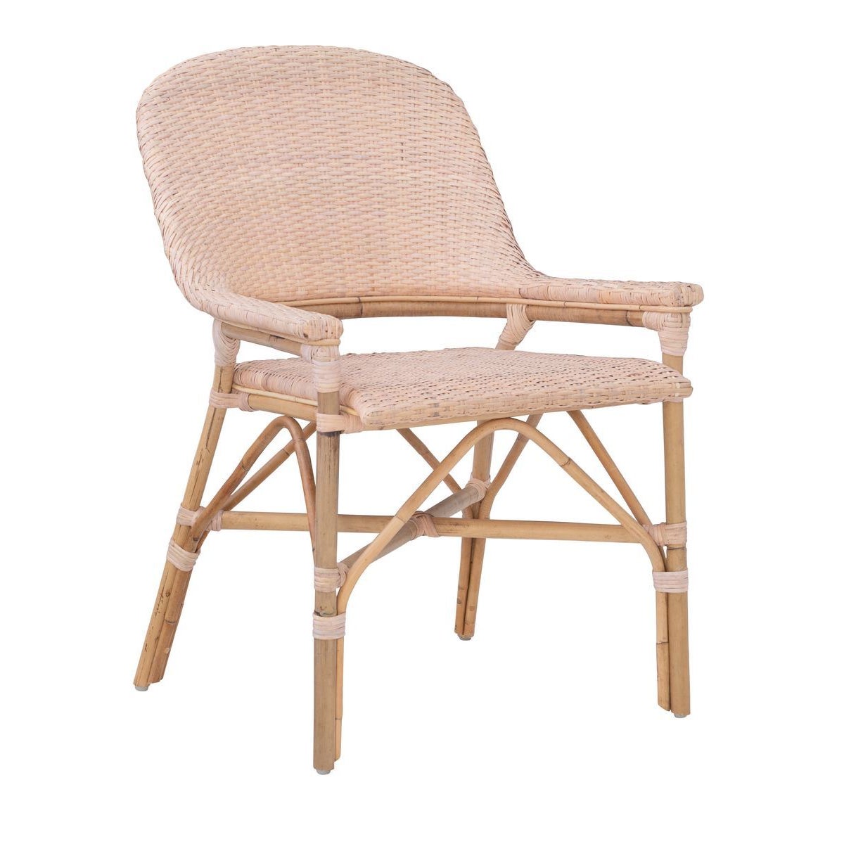 NEW!! Newport Beach Dining ChairFrame Color - NaturalWeave Color - BlushSOLD IN PAIRS ONLYPACK
