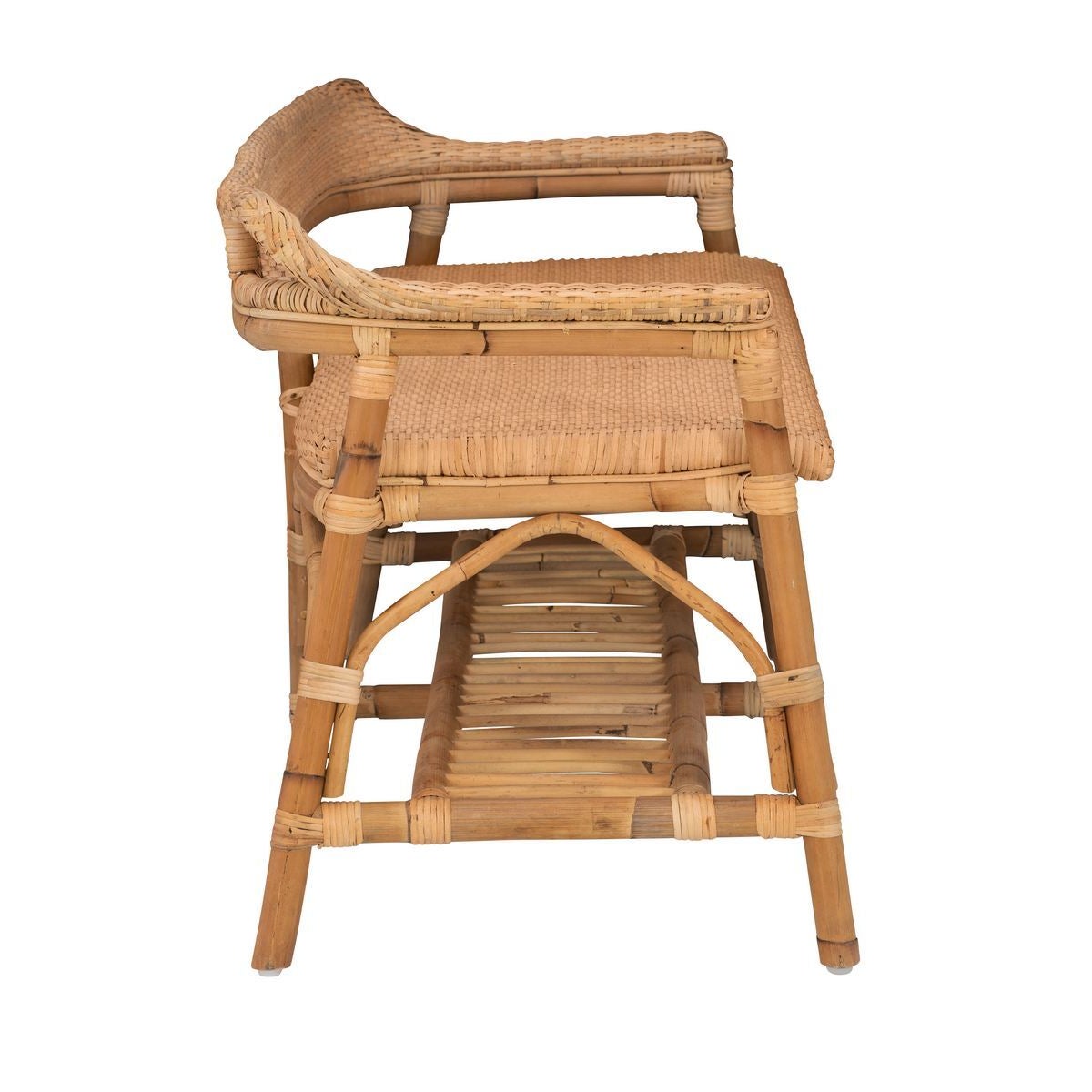 NEW!! Newport Beach BenchFrame Color - NaturalWeave Color - Natural